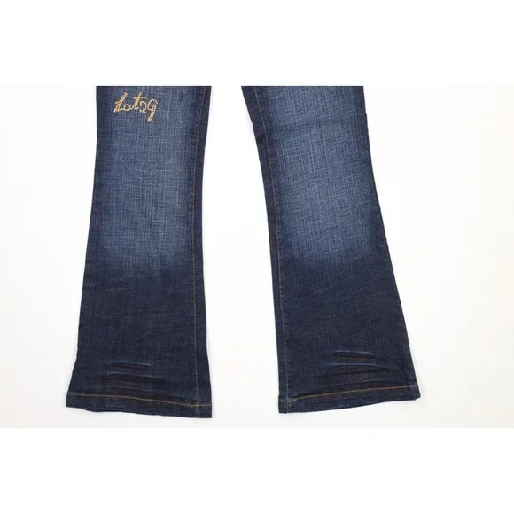 NOS Vintage Y2K Lot 29 Womens Size 11 Looney Tunes Wide Leg Flared Denim Jeans
